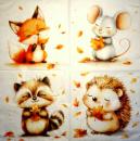 045 Tiere Herbst - 3-lagig - Atelier